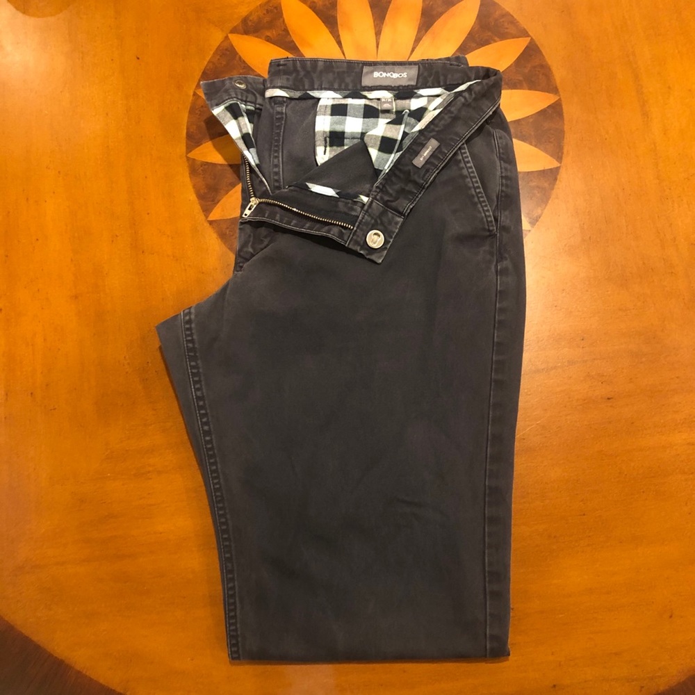 Bonobos 34x34 Navy Straight Fit Chino Pants